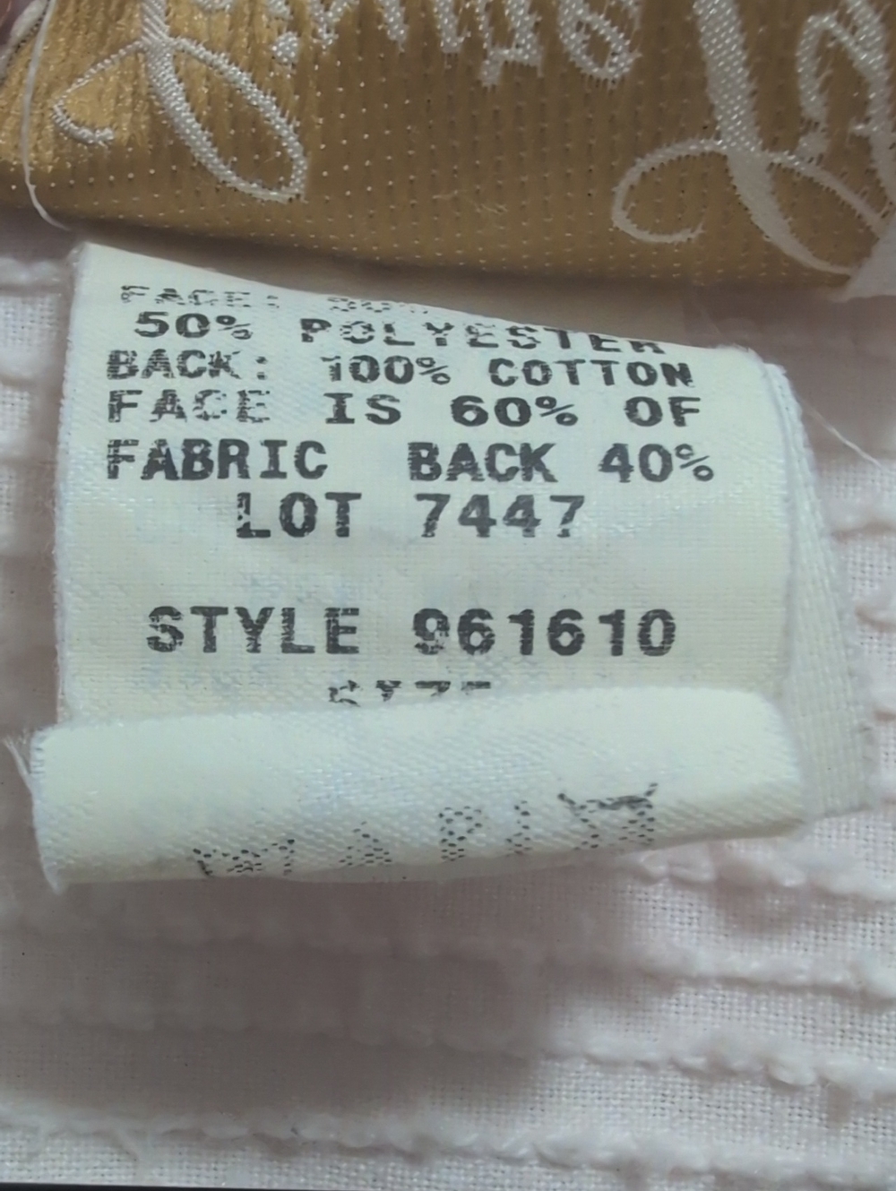 Vintage Chenille Robe/Housecoat - Picture 5 of 6
